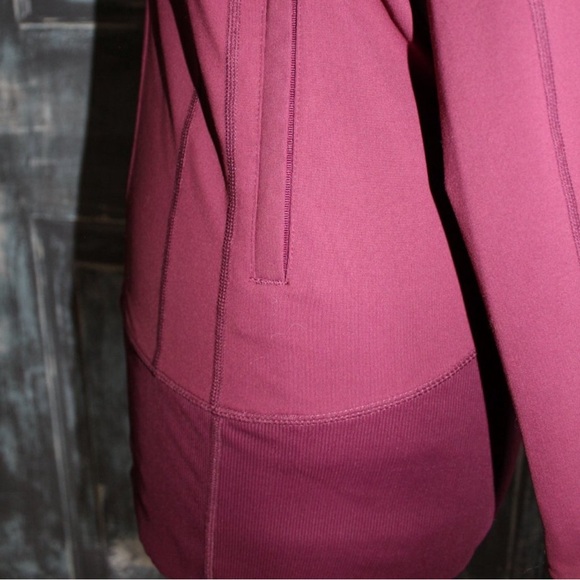 Lululemon Define On The Move Womens Red Merlot full zip hooded Jacket - Picture 6 of 13